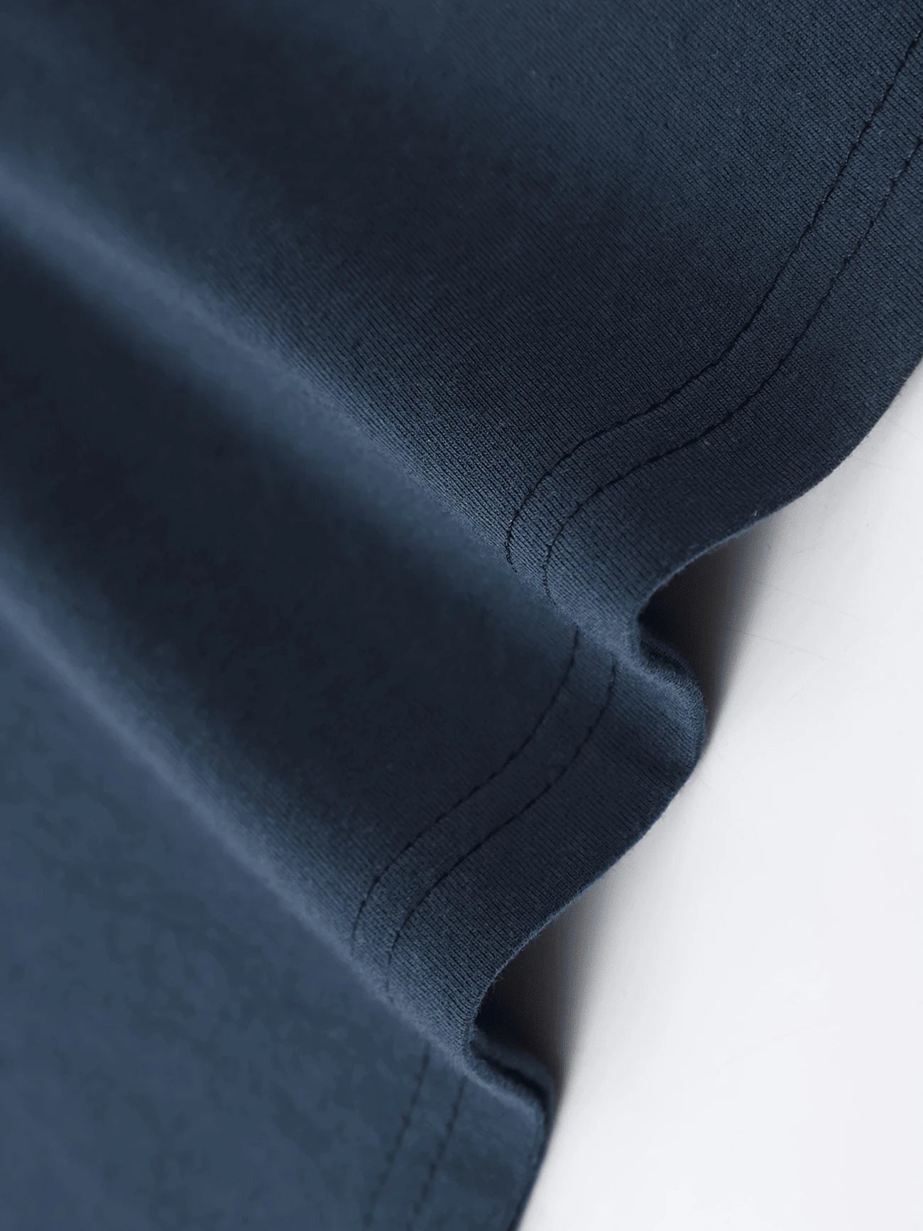 Camiseta de algodón para hombre con estampado "Dios abrirá la puerta" - Azul marino, cuello redondo informal, manga corta, versión holgada, ideal para viajes y uso casual, cómoda y moderna para el día a día.