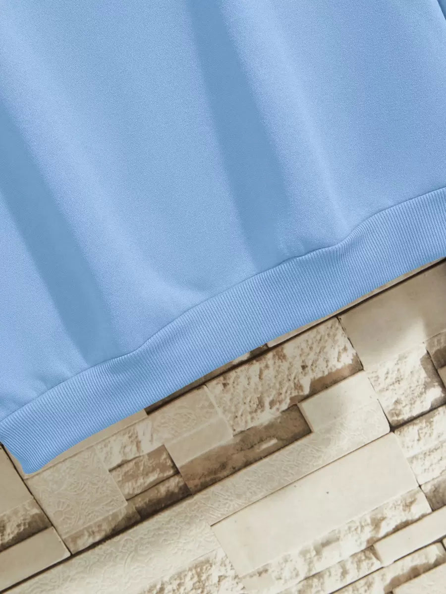 Sudadera térmica con forro y estampado de letras para hombre Manfinity Dauomo