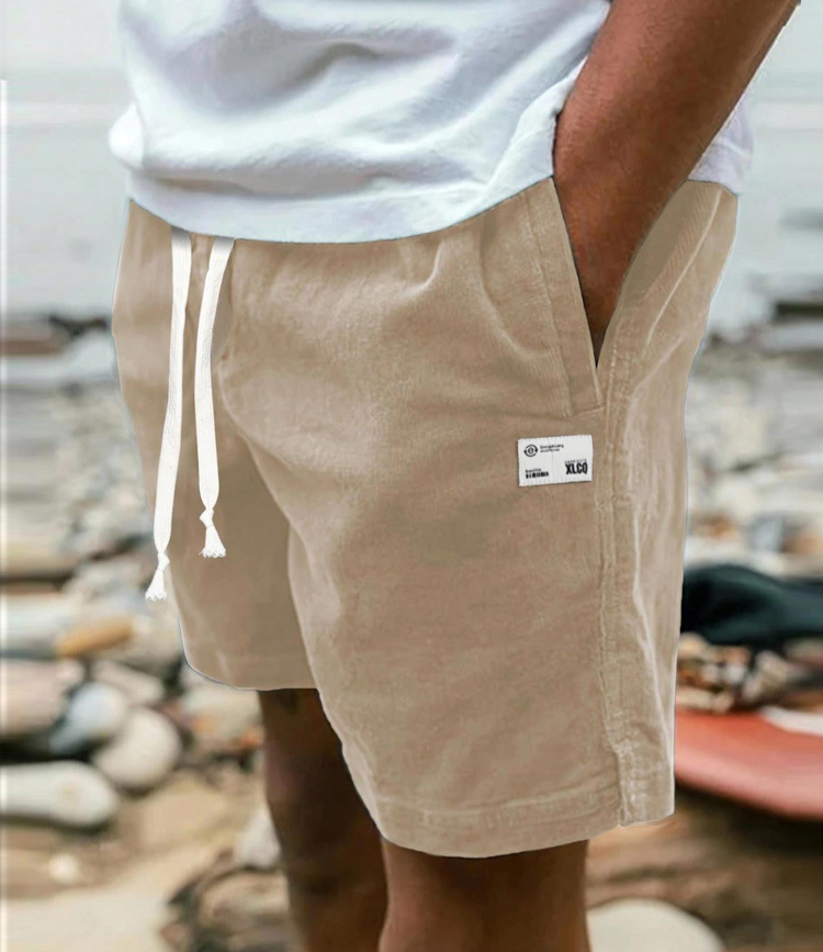 TECCULI Men's Casual Plain Bermuda Shorts, Fashionable & Suitable For Everyday Wear