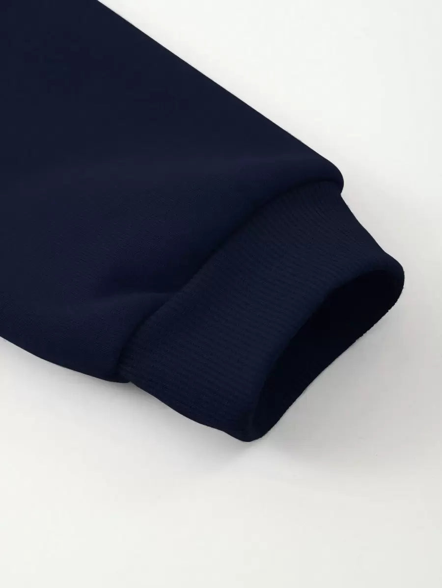 Sudadera térmica con capucha y cordón ajustable con bolsillo tipo canguro y estampado de oso Manfinity Dauomo para hombre