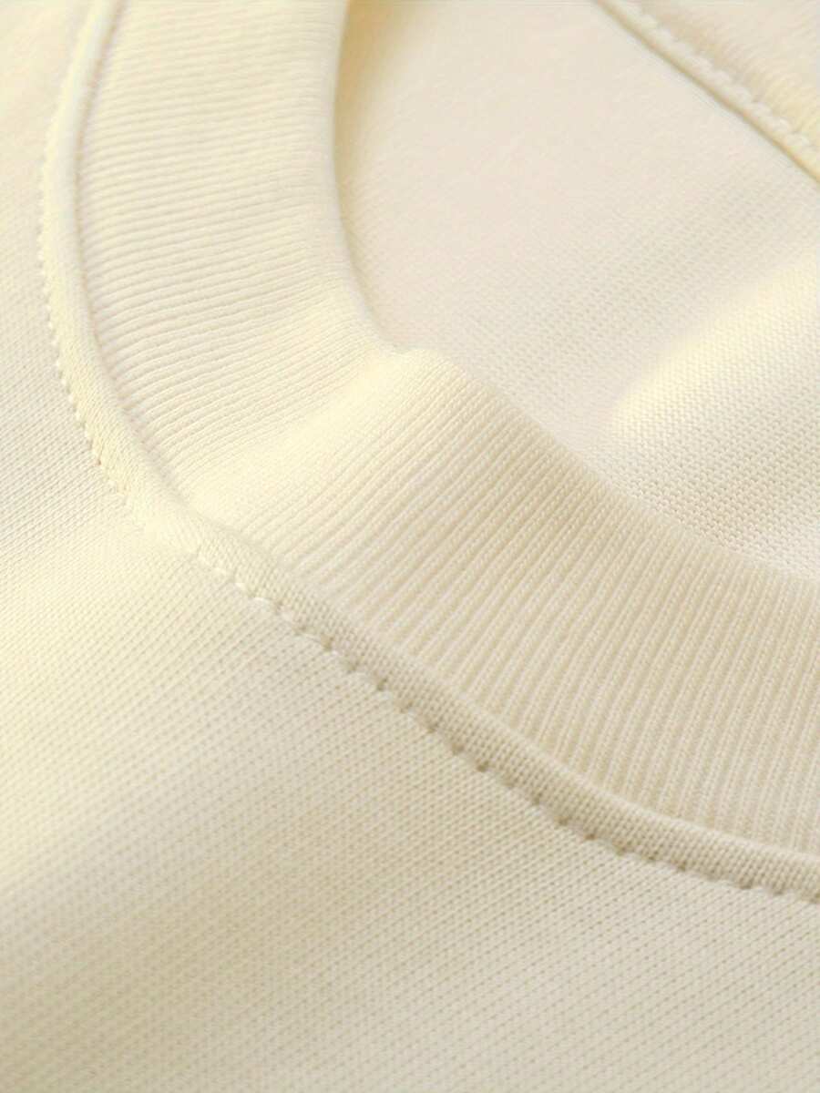 Camiseta holgada de manga corta estampada para hombre, diseño elegante, esencial para el verano, fácil de combinar.