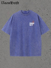 Y2K,NO WEAPON FORMED AGANST ME SHALL PROSPER,5417,My Love....Retro Washed Heavy Cotton Wash T-Shirt, Multiple Colors To Choose From, A Surprise Gift For Family And Friends