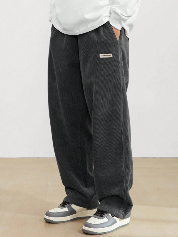 Pantalones casuales de uso diario TECCULI Manfinity Hypemode Manfinity Streetrush para hombre, de color liso, para la calle, regalos para novios, para la vuelta al cole.