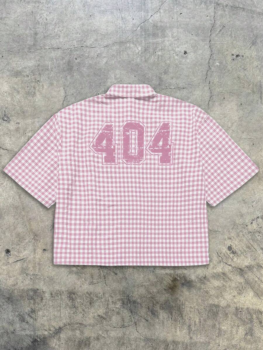 Camisa de manga corta a cuadros para hombre AXEPEAK, ideal para verano, edición urbana