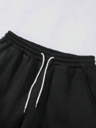 Pantalones deportivos Manfinity Streetrush para hombre, estilo urbano juvenil, con bordado 3D de corazón creativo y telaraña rosa. Diseño de bordado gráfico extragrande.