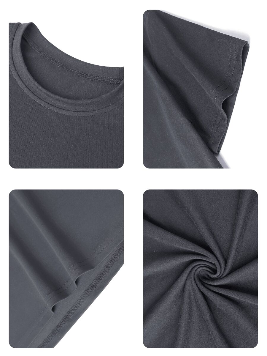 Camiseta informal de manga corta con cuello redondo y estampado divertido para niños preadolescentes, verano