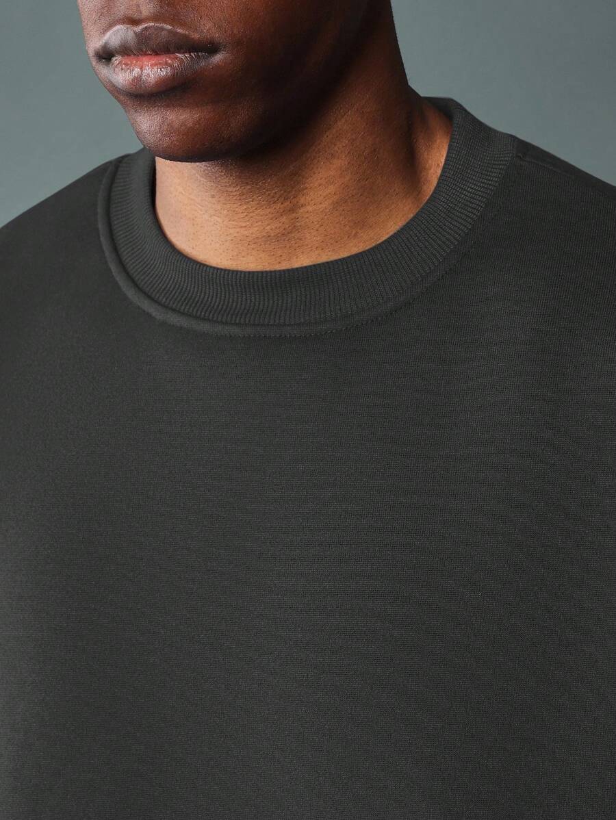 Sudadera de diseñador SUMWON con estampado de letras en la espalda, colección de ropa urbana internacional, otoño e invierno, corte corto, manga larga, estilo urbano informal.