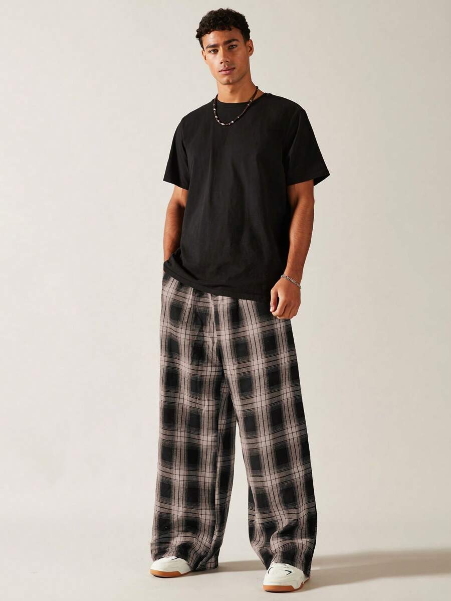 Pantalones tejidos para hombre SWAVVY, moda minimalista, adecuados para verano y escuela.