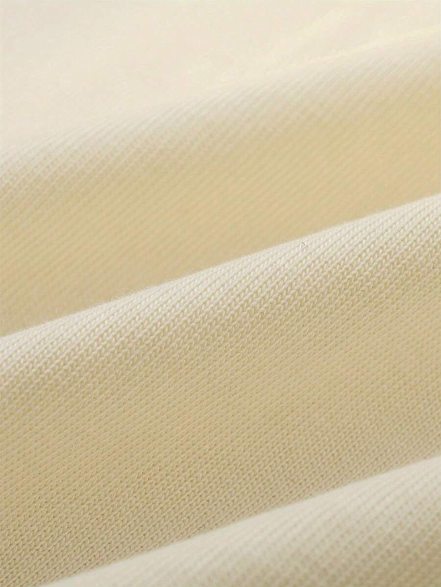 Camiseta holgada de manga corta estampada para hombre, diseño elegante, esencial para el verano, fácil de combinar.