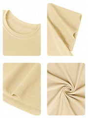 Camiseta informal de verano con cuello redondo y manga corta con estampado gráfico para niño preadolescente