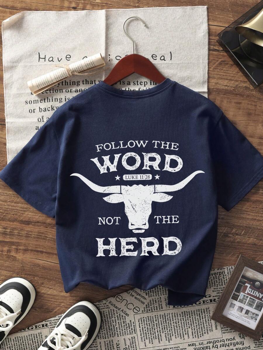 1 camiseta informal de manga corta con estampado para niño preadolescente, ideal para los amantes del deporte.