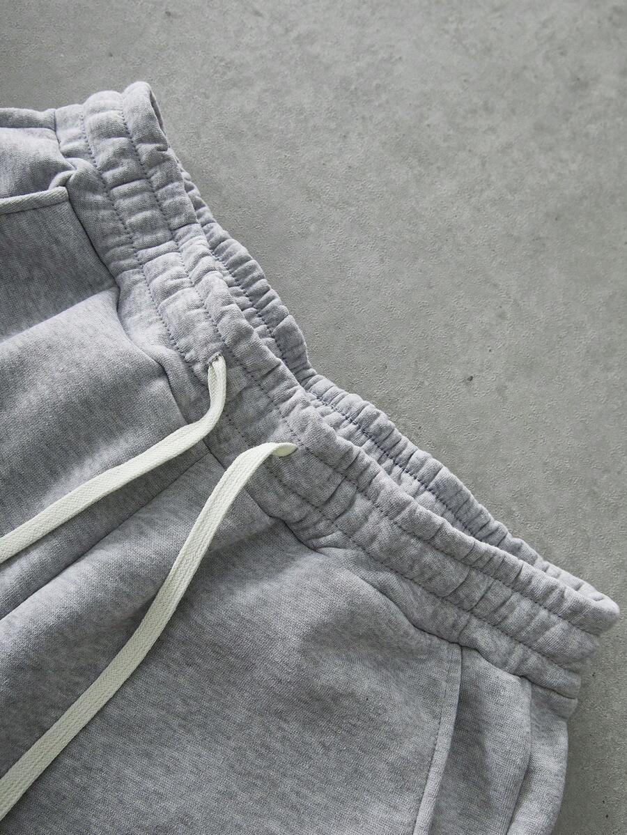 Pantalones deportivos Manfinity Streetrush para hombre, estilo urbano juvenil, con bordado 3D de corazón creativo y telaraña rosa. Diseño de bordado gráfico extragrande.