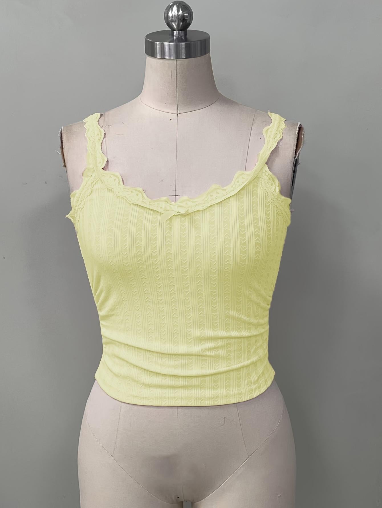 TECCULI MOD - Bonita camiseta azul claro con lazo de encaje plisado de patchwork, camiseta sin mangas azul claro, otoño, top con lazo, bonita camiseta escolar, top para la vuelta al cole