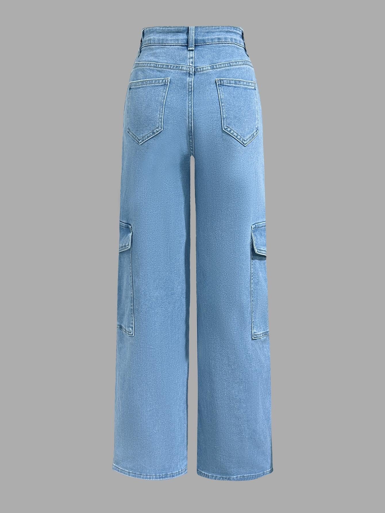 TECCULI - Nuevos jeans ajustados y elásticos rotos, pantalones de mezclilla versátiles para mujer
