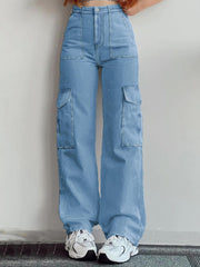 TECCULI - Nuevos jeans ajustados y elásticos rotos, pantalones de mezclilla versátiles para mujer