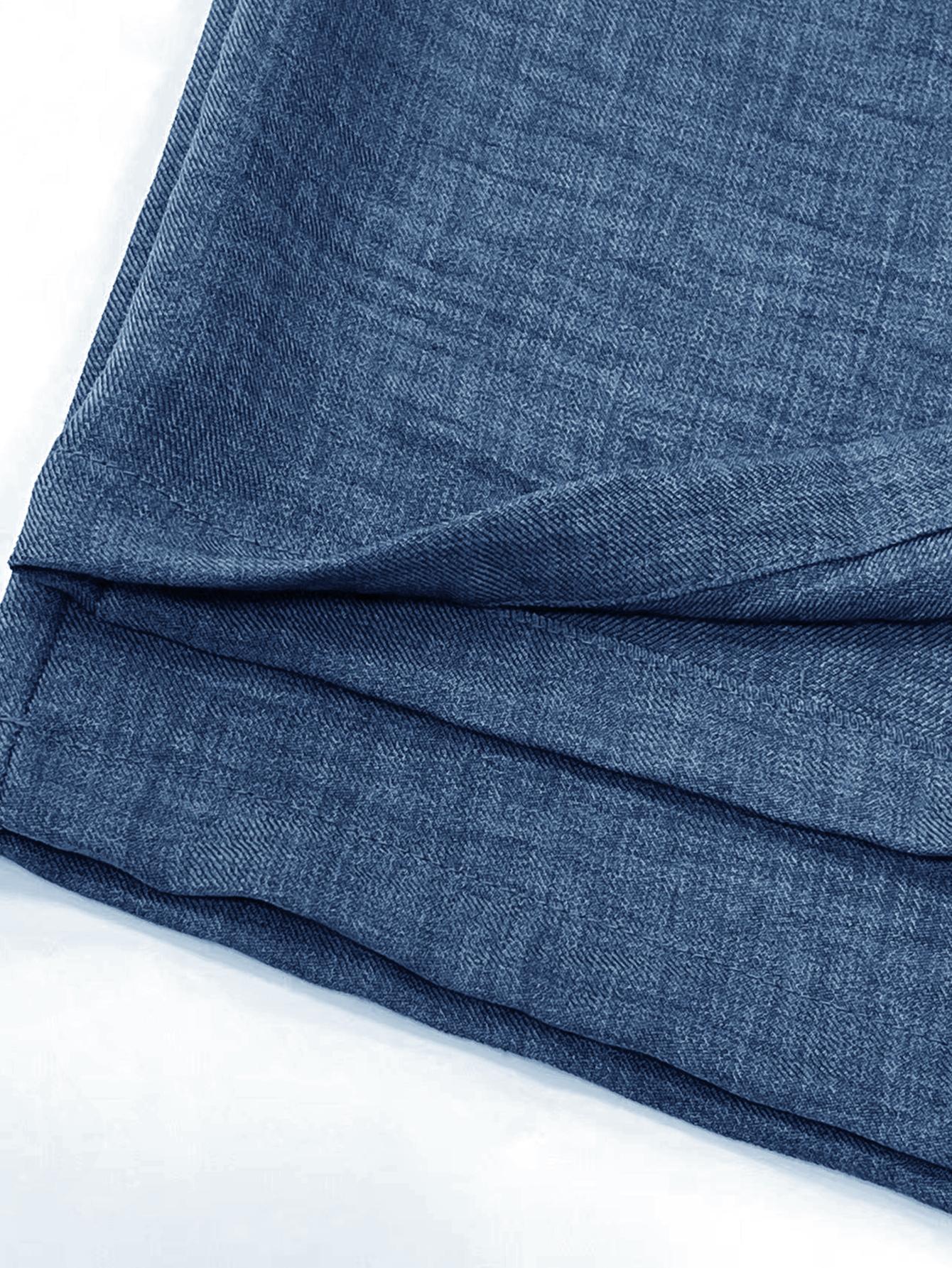 TECCULI EMERY ROSE Pantalones largos holgados de cintura alta y pierna ancha para mujer