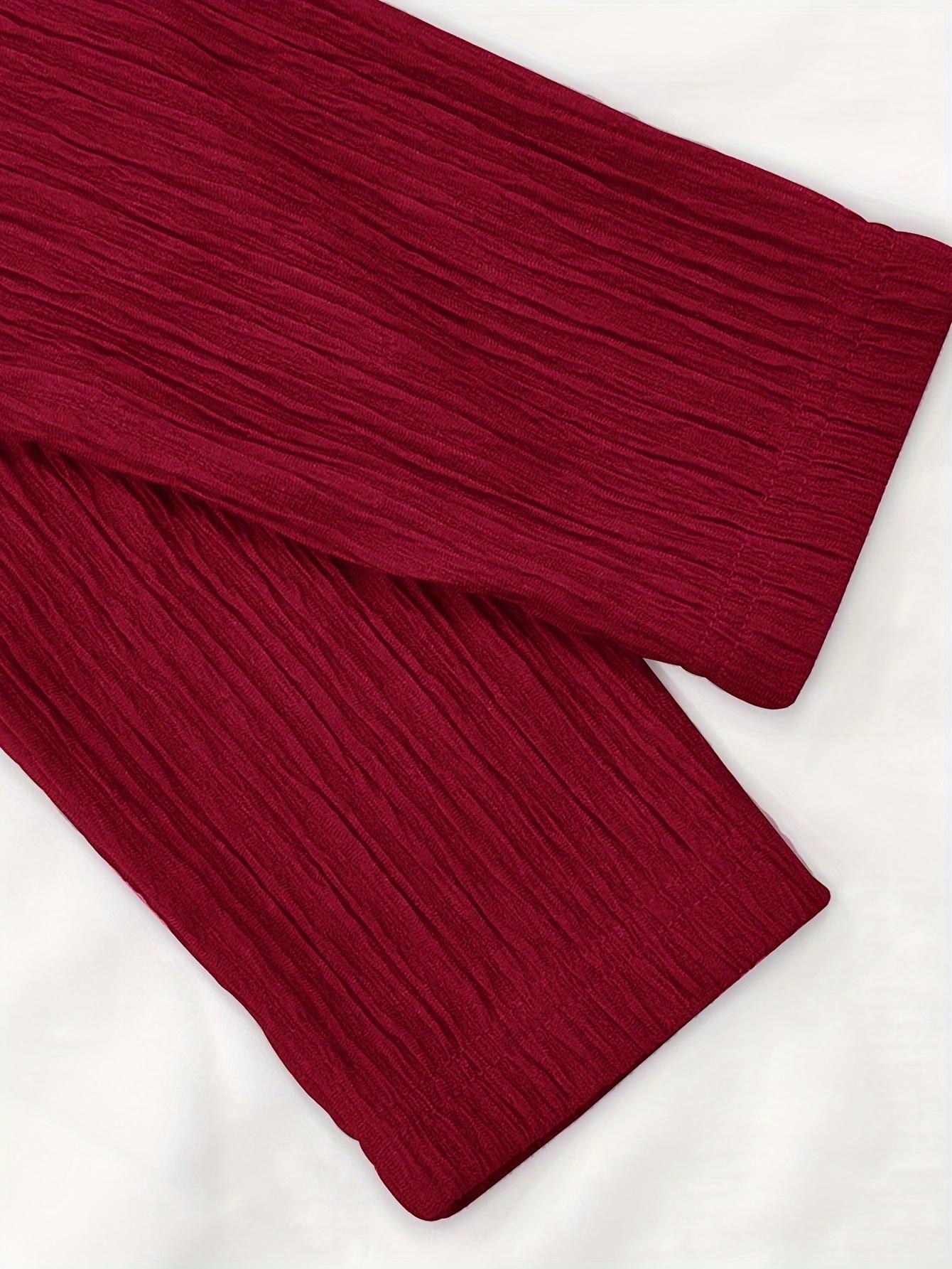 TECCULI Lyxana - Camiseta informal y sencilla de manga larga con cuello en V para mujer, color liso, para uso diario