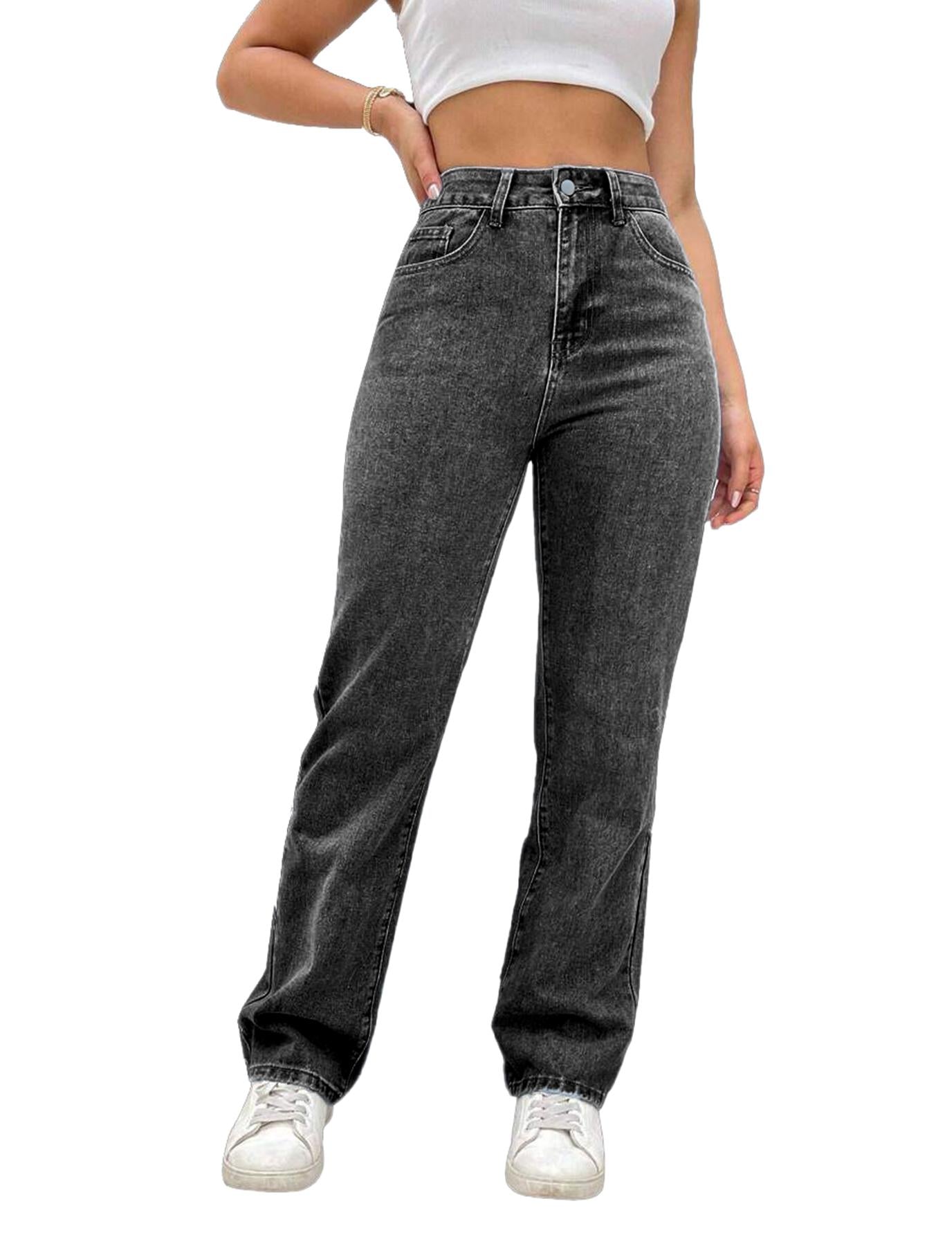 Pantalones rectos casuales TECCULI 2025, populares en Europa y América, combinables con todo, versátiles para primavera/otoño.